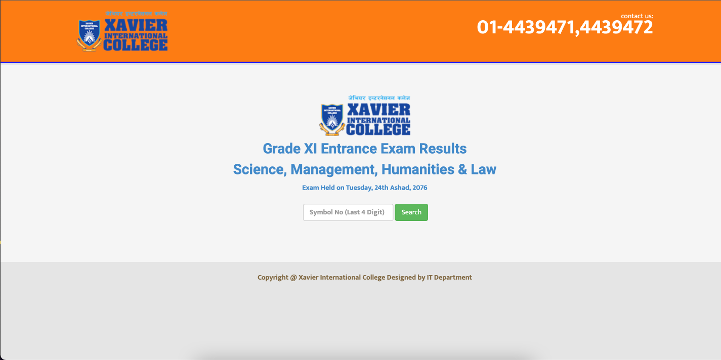 Result Publishing Portal